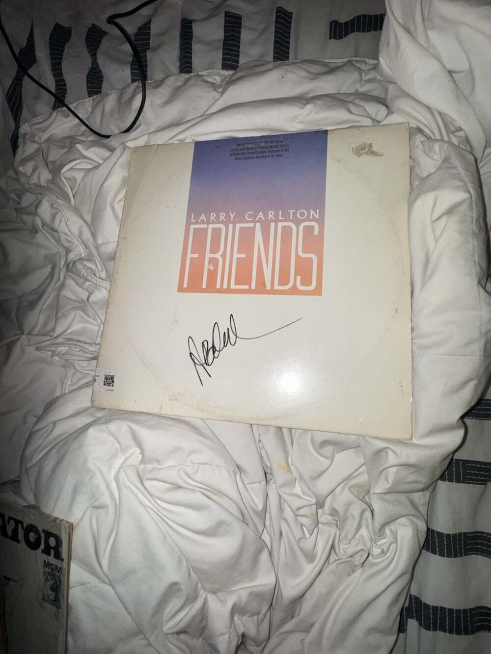 Larry Carlton - Friends (1983) Vinyl LP, Signed Promotional Copy